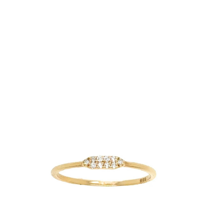 Diamond Cluster Stacking Ring