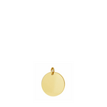 Gold Monogram Disc Charm (16mm)