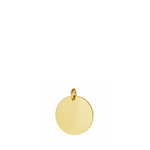 Gold Monogram Disc Charm (19mm)