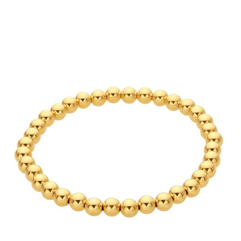 Gold Large Bead Bracelet