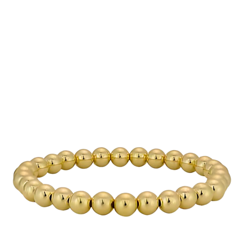 Gold Extra Large Bead Bracelet