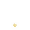 Gold Monogram Disc Charm (9.5mm)