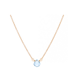 London Blue Topaz Drop Necklace