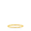 Gold Faceted Stacking Ring