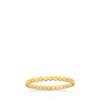 Gold Flat Beaded Ring