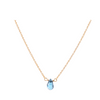 London Blue Topaz Teardrop Necklace