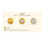 Gold Initial Disc Charm (25mm)