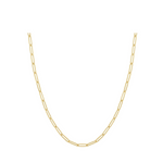 Gold Small Paperclip Necklace