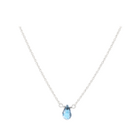 London Blue Topaz Teardrop Necklace