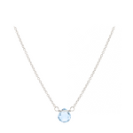 London Blue Topaz Drop Necklace