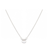 White Zircon Drop Necklace