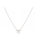 White Zircon Drop Necklace