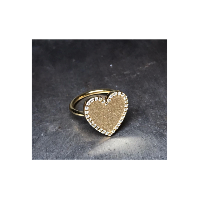 Diamond Heart Ring