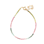 Watermelon Tourmaline Stone Bracelet