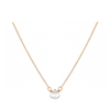 White Zircon Drop Necklace