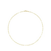 Gold Small Paperclip Necklace