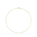 Gold Small Paperclip Necklace