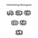 Gold Monogram Disc Charm (16mm)